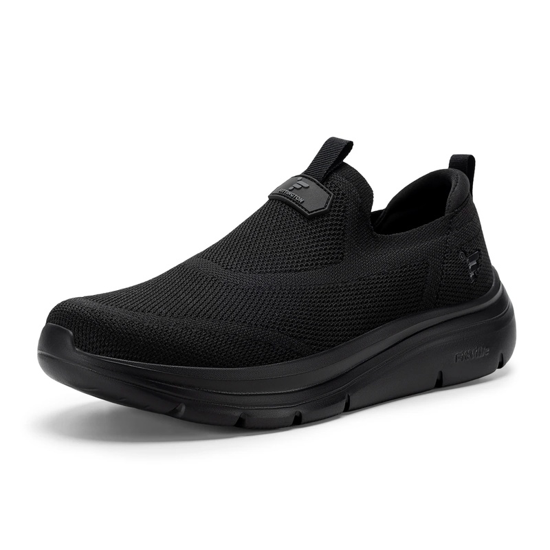 Sneaker Box - Fitington Herenschoenen met brede neus, instapschoenen,