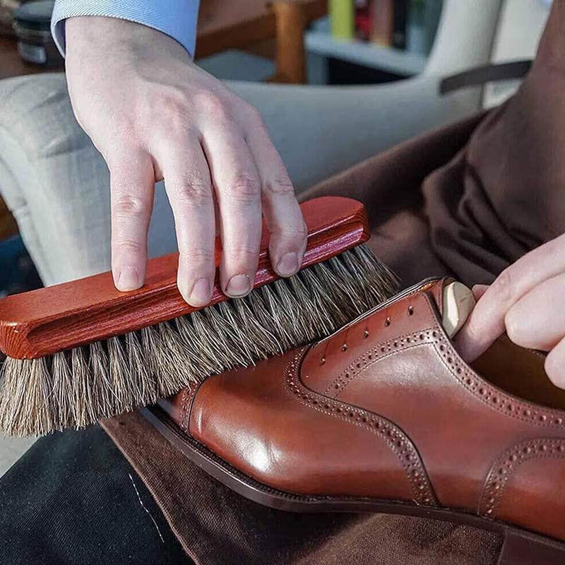 Duurzame borstelset voor het s - Leather Shoe Polish recensie en prijs